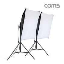 LC100W Coms 지속광 소프트 박스 조명 세트 (중형 100W 2개입)