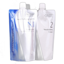 시세이도 매직약 셀프 다운펌 손상모 건강모 스트레이트 N cream 400g 11203601, 건강모 H 1제_에멀젼 묽음