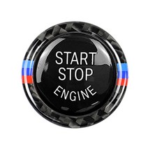 자동차 몰딩 문콕방지 BMW E90 320i 용 엔진 시작 중지 버튼 교체 트림 스티커 자동차 스타일링 액세서리, 04 MBlack