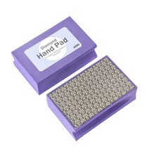 다이아몬드 핸드 연마 패드 타일 유리 그라인딩 블록 화강암 석재 대리석 세라믹 샌딩 디스크 1 개, 4D