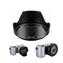 sh112 렌즈 후드 교체 alc-sh112 렌즈 후드 49mm 소니 e-마운트 sel-1855 18-55mm f3.5-5.6 oss 렌즈 nex-5n 5c f3 c3 3c nex