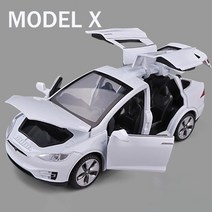 마흐바흐 모형 1:32 테슬라 모델 X 3 S Y 합금 자동차 다이캐스트 장난감, Model X White