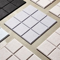 트다 흡음재 기능성 방염 인테리어 방음재 9t 600x600, 블럭모양, 벨크로증정, 진베이지