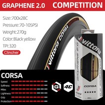 로드 MTB 자전거 타이어 튜브 VITTORIA CORSA 제어 속도 2.0 Rubino pro Clincher 및 tubeless Road 자전거 타이어 타이어 tubuless ready 700C 23 25c, 08 CORSA 2.0 28C