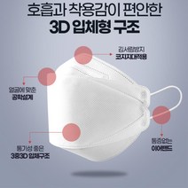 5매 김서림 방지 없는 일회용 마스크 안답답한 저렴한, 1개, KF94마스크존 5매