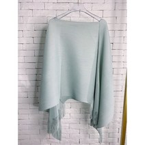 LANMREM-새로운 주름 태슬 숄 여성 솔리드 컬러 넉넉한 올 매치 선스크린 폴드 망토 패션 2W1919 2023 봄