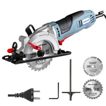 밴드쇼 절단기 날 파이프 밴드 쇼절단기 벤드쇼 띠톱 밴드소 WORKPRO 750W 전기 미니 원형 톱 다기능 TCT, 01 W125066A_01 EU