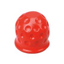 자동차견인볼 견인장치 견인고리 소프트 볼 커버 보호 범용 토우 바 캡 트레일러용 후드 자동차 액세서리, 01 red