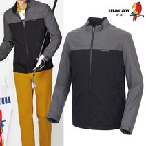 (남성)체크패턴배색디자인 점퍼_MJM3JP03