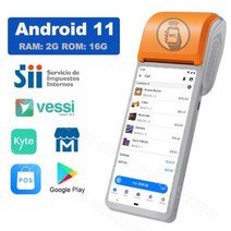 단말기 새로운 4G 무선 와이파이 BT 핸드 헬드 PDA 프린터 안드로이드 11 POS 터, 4G PDA-Q6-NFC+EU 플러그