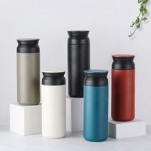 트래블 텀블러 500ml 레이저 각인 주문제작 DD-10033 텀블러 보온병 물병 커피, 블랙