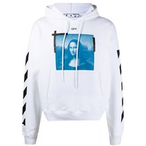 오프 화이트 오프화이트 후드티 OMBB037R21FLE001 0110 WHITEBLACK