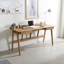 삼익가구 보스코 1600 디자인 원목 책상, 내츄럴오크