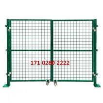 울타리 그물망 메쉬휀스 바리게이트 경계망 접이식, 높이 1.8mx너비 2m 2도어