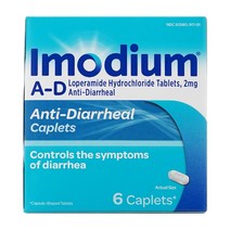 Imodium 이모디움 A-D 안티 다이아리아 캐플릿 6 캐플릿, 1개