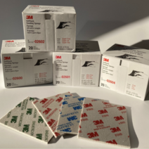 3M 스펀지 20개입 물사포 빼빠 패파 스폰지 사각 스펀지 샌딩페이퍼 사포, 2604 fine