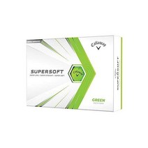 캘러웨이 수퍼소프트 매트 2021 골프공, 12개입, Green