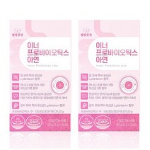 웰빙 질 유래 여성 유산균 30포x2통 이너 프로바이오이틱스 아연