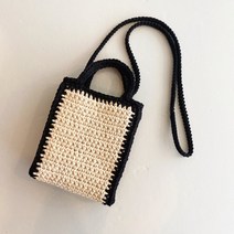 [DIY]몬지얀 하이클래식스퀘어바스켓 펜디스타일 코바늘 크로스백 가방뜨기 명품부럽지않앙, 3.소프트블루, 4.코지옐로우