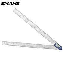 Shahe 디지털 각도기 500 mm 각도 측정기 대형 스크린 경사계 각도계 레벨 게이지