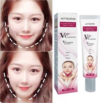 V자형 얼굴 슬리밍 크림 이중 턱 제거 리프팅 페이스 라인 지방 연소 안티 에이징 뷰티 마사지 케어 제품, 한개옵션0, 한개옵션0