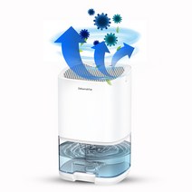 Elesky 공기청정 제습기 1000ml 소형 저소음 제습기 H2102, H2102-화이트