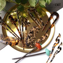 [KNOTXKNOT] 셀룰로우스 호피 비녀 5종택1