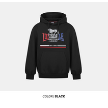[론즈데일] 헤리티지 포켓 후드티 ( BLACK )