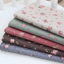 자투리 면20수 로맨틱한 쉐비로즈플라워 택1, 면20수 로맨틱한 쉐비로즈플라워 민트