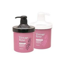 일본직발송 6. 퍼시픽 제품 모나르다 빈티지 로즈 헤어 비누 700ML 헤어 마스크 700G 펌프 세트 B005LTOP2, One Size, One Color