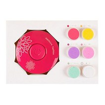 6 개대 전기 아기 손톱 트리머 아이 매니큐어 도구 유아 매니큐어 가위 신생아 위생 키트 아기 손톱 깎기 커터, 레드 6 그라인드 헤드