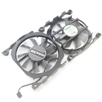GTX970 무료 CF12815S DC12V 0.35A 75mm VGA 팬 Inno3D 260 GTX 750ti GTX660 그래픽 카드 냉각, 02 CF12815S2Pin