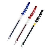 [모드니즈]동아 파인테크 0.3mm 중성펜 1자루 낱개 흑/적/청, 레드