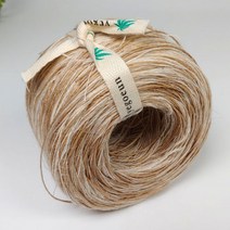 [뜨개마루] 예고은 삼베실(Hemp) 천연삼베실 친환경 수세미, 5.브라운(코팅수세미)