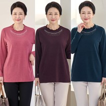 로즈맘 엄마옷 로즈맘 로디핫픽스셔링티셔츠/엄마티셔츠 중년여성티셔츠 모임룩 정장룩 이너 50대
