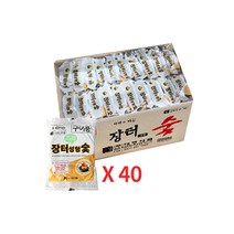 NaOBee 대명 캠핑용품 장터성형숯 착화탄 바베큐 그릴 숯 / 산림청 규격품, 40개, 1개