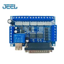 MACH3 조각 기계 CNC 5 축 스테퍼 모터 드라이버 제어 보드 옵토 커플러 절연 블루 + USB 케이블, 한개옵션0