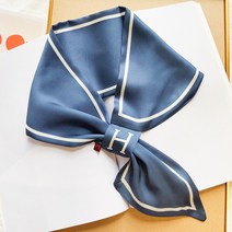 케이바바 여성 쁘띠 숏 H라인 고리 스카프