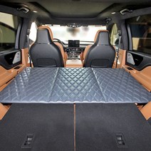 [카빛나]SUV 팰리세이드 트래버스 쏘렌토 모하비더마스터 차박매트 평탄화매트(2열만 평탄화), D80, 블랙/레드, 팰리세이드 7/8인