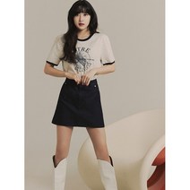 온앤온 [온앤온] 베이직 프린트 티셔츠 NEW3XE288