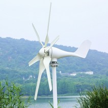 발전기 선박 또는 가정 사용을 위해 적당한 800w 뜨거운 판매 풍력 터빈 발전기, 24v, 하이브리드 컨트롤러, 800w 6 블레이드