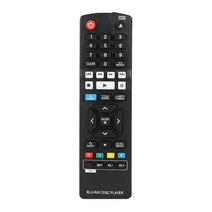 블루레이플레이어 Universal smart Bluray 디스크 dvd tv 원격 제어 교체 lg akb73735801 bp330 bp530 bp540 bpm53 433 mhz, 기본