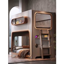 성인벙커침대 우주 캡슐형 학생 형제자매 이층침대, 1500mmx2000mm 2