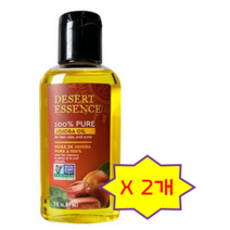 데저트에센스 100퍼센트 퓨어 호호바오일, 2개, 59ml
