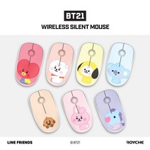 BT21 라인프렌즈 정품 BABY 캐릭터 무소음 무선 마우스 소리안나는 저소음 귀여운 휴대용, BT21 BABY 무소음 무선 마우스 알제이, BT21 BABY 무소음 무선 마우스