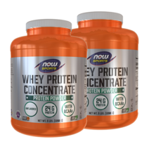 나우푸드 웨이 프로틴 컨센트레이트 파우더 단백질 보충제 언플레이버드 글루텐 프리, 2268g, 2개