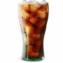 레트로 빈티지 코카콜라 컵 1개 인테리어잔 술잔 유리잔 글라스, 단품