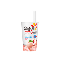 빙그레 오프룻 복숭아 180ml 10개, 요플레 오프룻 북숭아 180ml, 10개