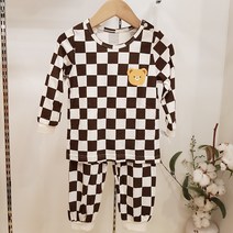 모이모이깜피 세상제일부드러운 대나무원단 스퀘어(브라운)밤부9부내의