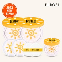 엘로엘 2023 최신상 옐로우 팡팡 BIG 선쿠션 기본구성, 단일속성